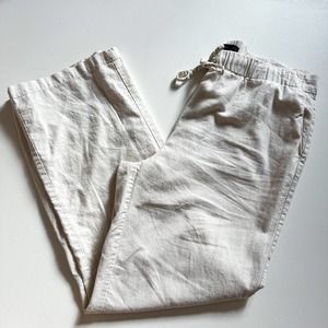 Ingredients Linen Blend Pull-on Pants (size L)